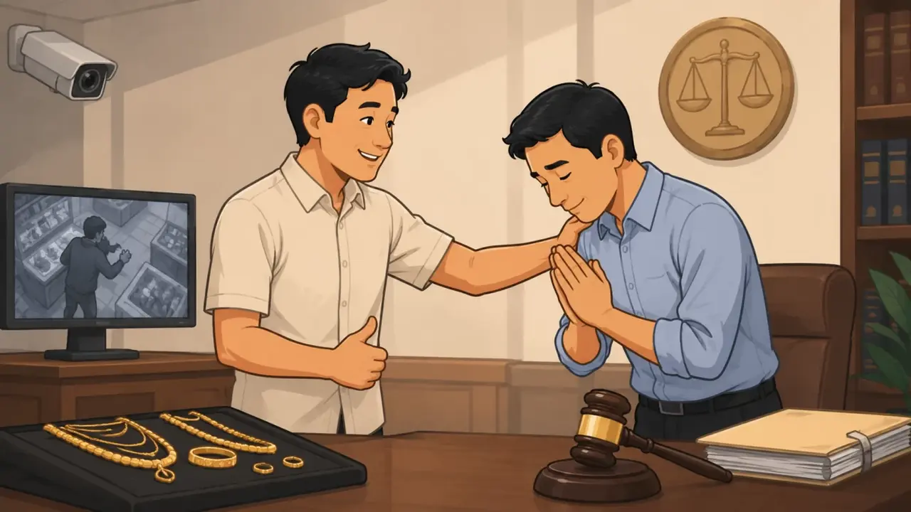 صاحب عمل يتسامح مع سارق 100 جرام من الذهب